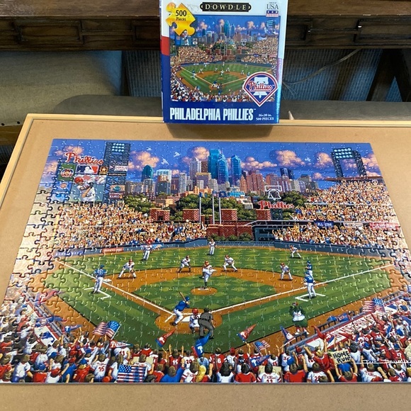 Dowdle Puzzles Games Dowdle Philadelphia Phillies Baseball 50 Piece
